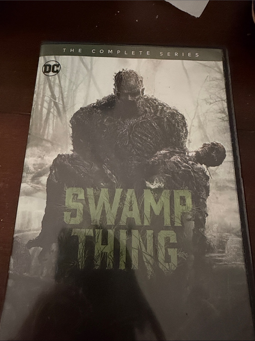 DC Swamp Thing DVD with Green and Black Artwork